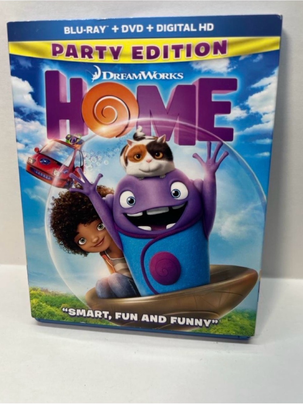 Home (Blu-ray/DVD, 2015) Party Edition With Slipcover
